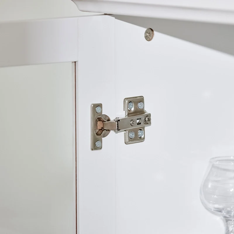SoBuy FSB32-W Buffet Commode Armoire de Rangement Dressoir Bahut avec 2 Portes, 2 Tiroirs