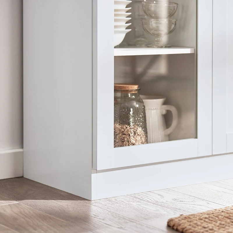 SoBuy FSB32-W Buffet Commode Armoire de Rangement Dressoir Bahut avec 2 Portes, 2 Tiroirs