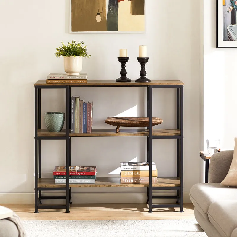 SoBuy FSB33-F Table Console Table d’entrée Buffet Bout de Canapé Table d'appoint avec 3 étagères de Rangement