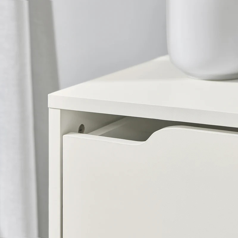 SoBuy FBT109-W Bout de Canapé Table de Chevet Table d'Appoint Table café Table Basse avec avec tiroir et panier