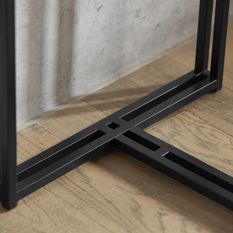 SoBuy OGT43-F Lot Table et 2 Tabourets de Bar, Ensemble Table de Bar + Chaises de Bar, Table de Bistrot, Mange-Debout
