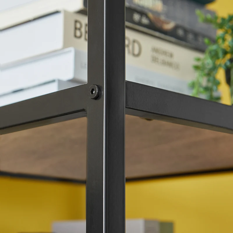 SoBuy STR06-N Étagère à livres avec compartiments ouverts Meuble de Rangement pour Salon Bureau Cuisine