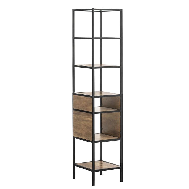 SoBuy STR06-N Étagère à livres avec compartiments ouverts Meuble de Rangement pour Salon Bureau Cuisine