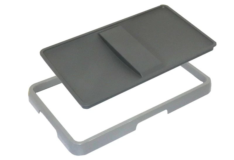Poubelle coulissante WRB 18'' 70L 2 bacs anthracite