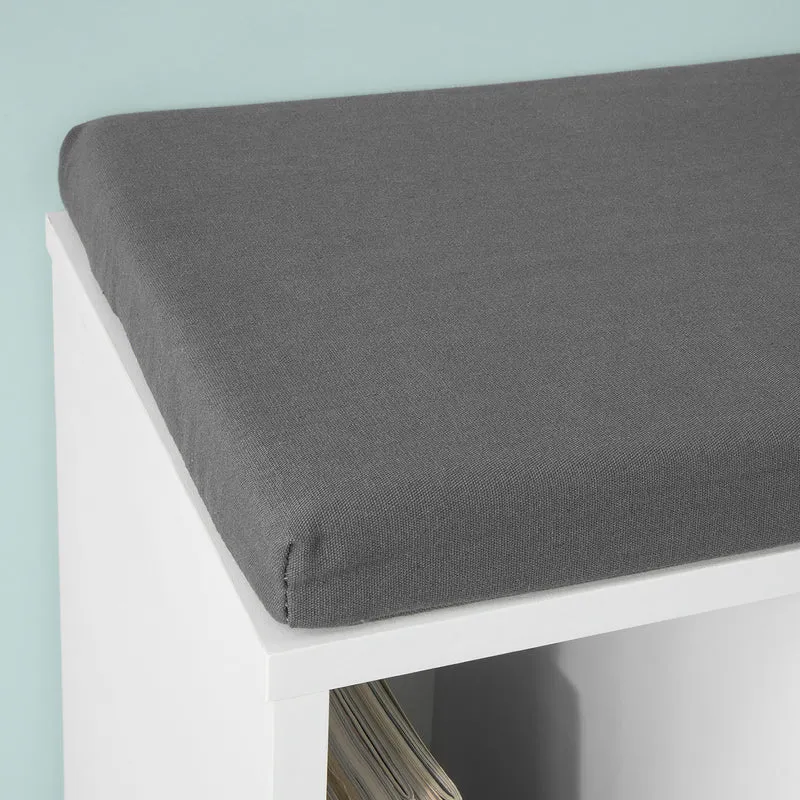 SoBuy FSR70-W Banc de Rangement à Chaussures Armoire à Chaussures 1 Abattant