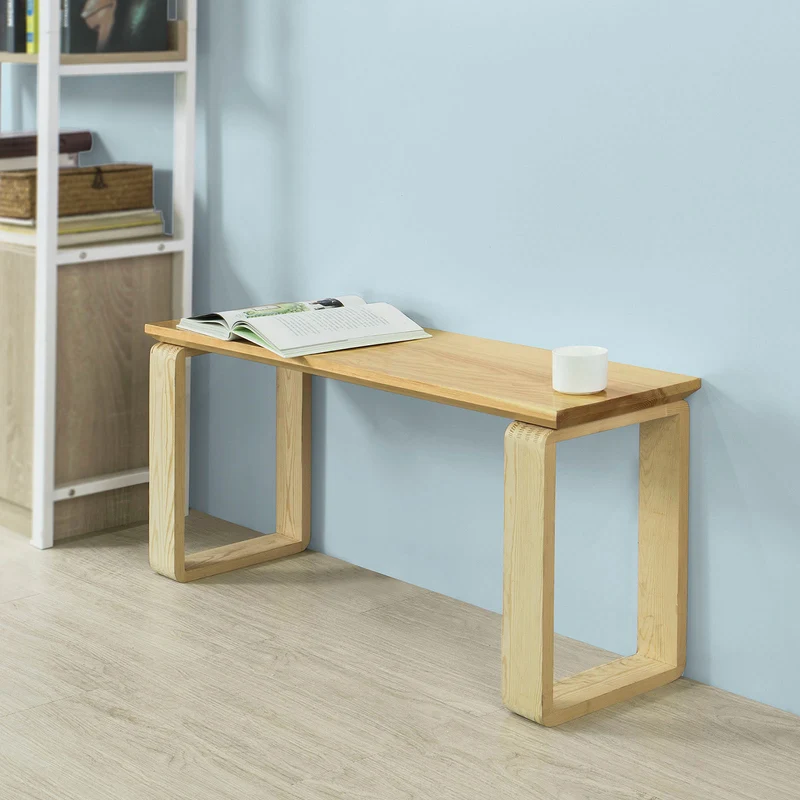 SoBuy FSR53-N Banc Banquette en Bois Massif de Haute Qualité