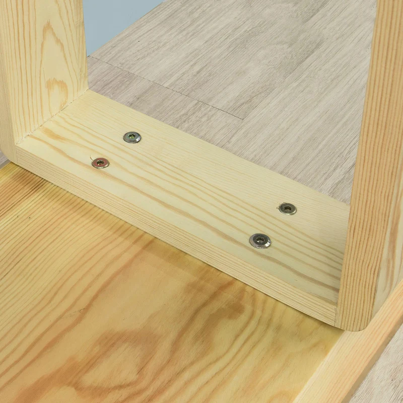 SoBuy FSR53-N Banc Banquette en Bois Massif de Haute Qualité