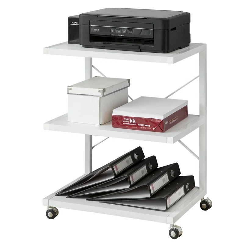 SoBuy FRG81-W Chariot Étagère Roulante Bout de Canapé Étagère Cuisine
