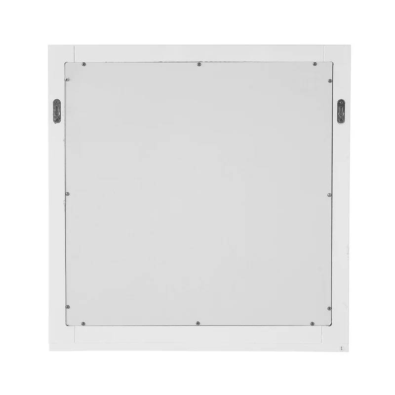 SoBuy BZR16-W Miroir Mural Meuble Salle de Bain avec 1 étage Plateau