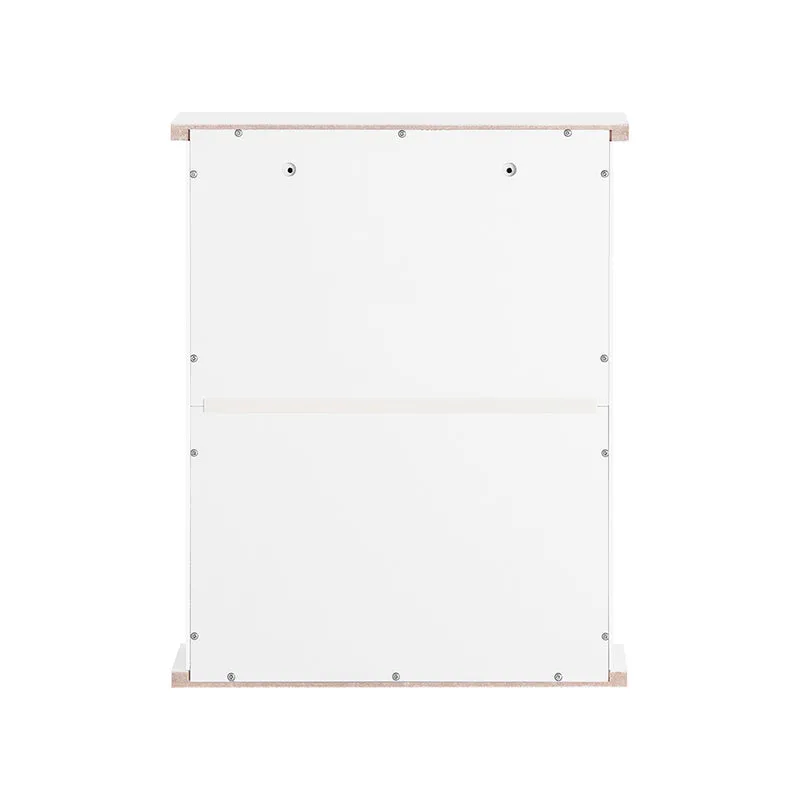 sebuyfr.comG203-W Meuble Haut de Salle de Bain, 1 porte Placard Commode Meuble de Rangement