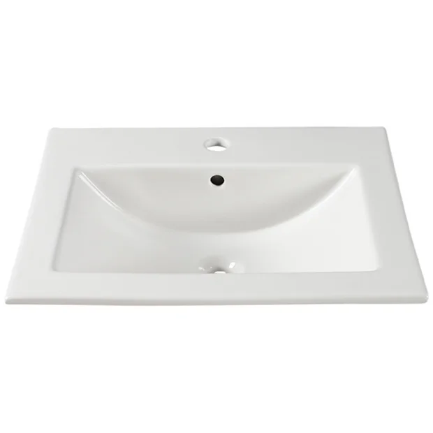 Vanité suspendue - 40 Pouces - 2 tiroirs - Mélamine RHA - Lavabo Inclus