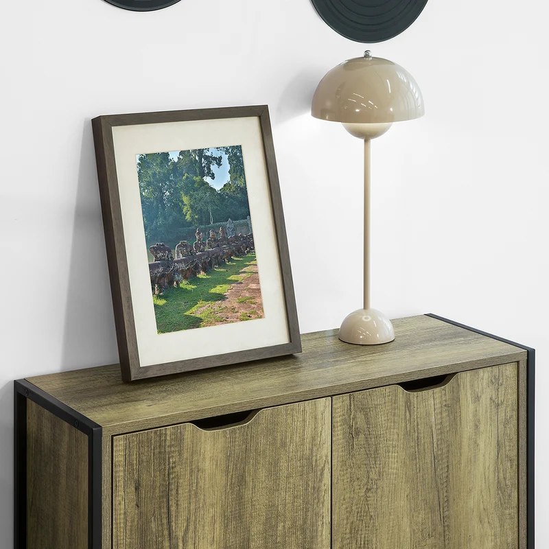 SoBuy FSB37-T Buffet Commode Meuble de Rangement Table Console Placard avec 2 Portes