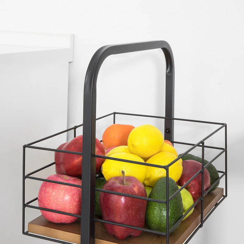 SoBuy NSR06-N Chariot de Stockage Etagère de Rangement Cuisine Tour de Rangement