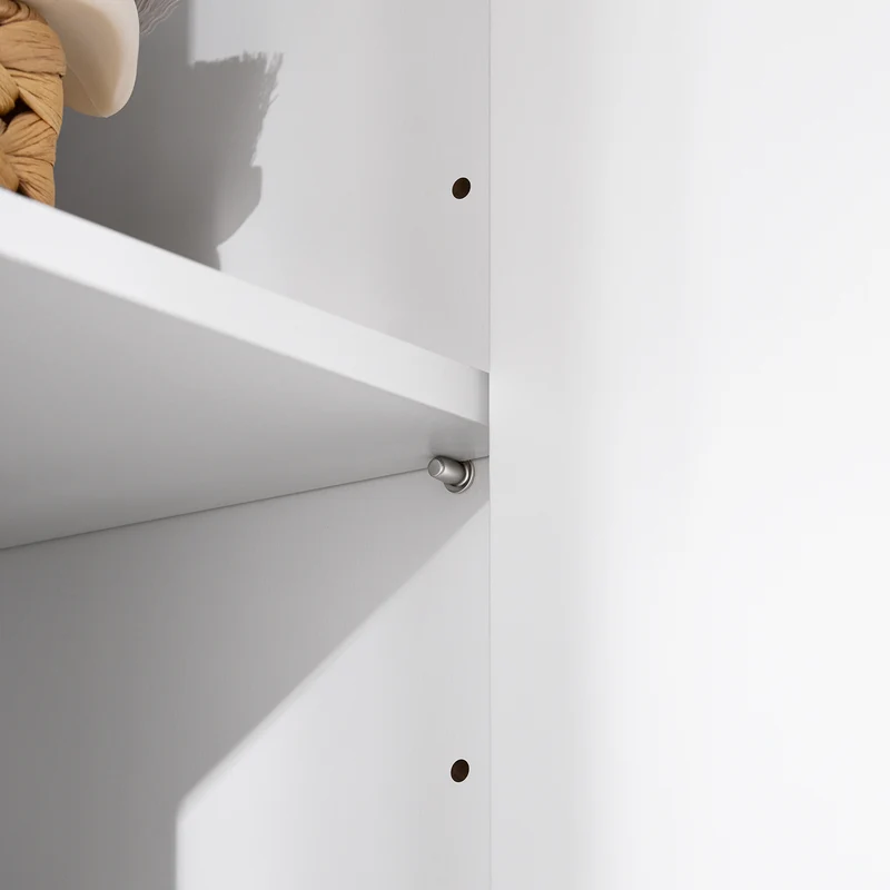 SoBuy BZR150-W Colonne Salle de Bain avec Paniers à Linge – Meuble Gain de Place 170 cm – Blanc
