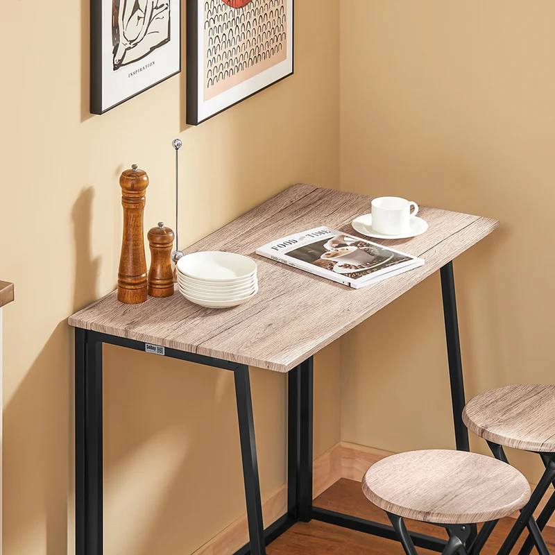 SoBuy OGT18-N Set de 1 Table + 2 Chaises Table à Manger Table de Cuisine