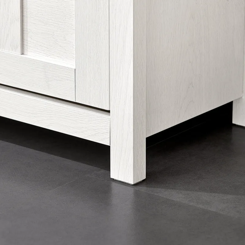 SoBuy FSR161-W Banc à Chaussures avec Coussin Rembourré et 1 Abattant pour Entrée Couloir – 80x30x50 cm, Blanc