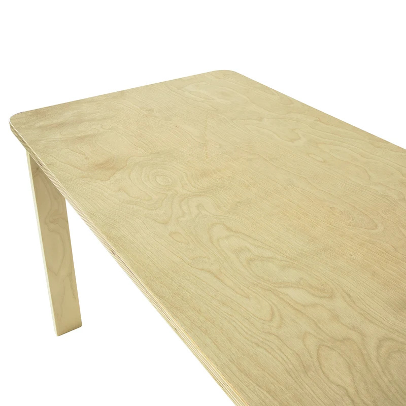 SoBuy KMB23-N Table de Jeu Sable pour Chambre d'enfant Table pour Les activités d’Enfants mobilier pour Enfant Conception Simple en Bois Naturel