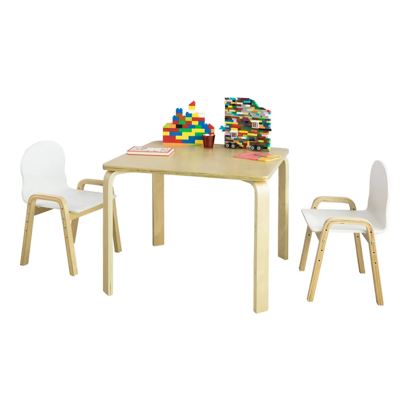 SoBuy KMB22-N Table de Jeu Sable pour Chambre d'enfant Table pour Les activités d’Enfants mobilier pour Enfant Conception Simple en Bois Naturel