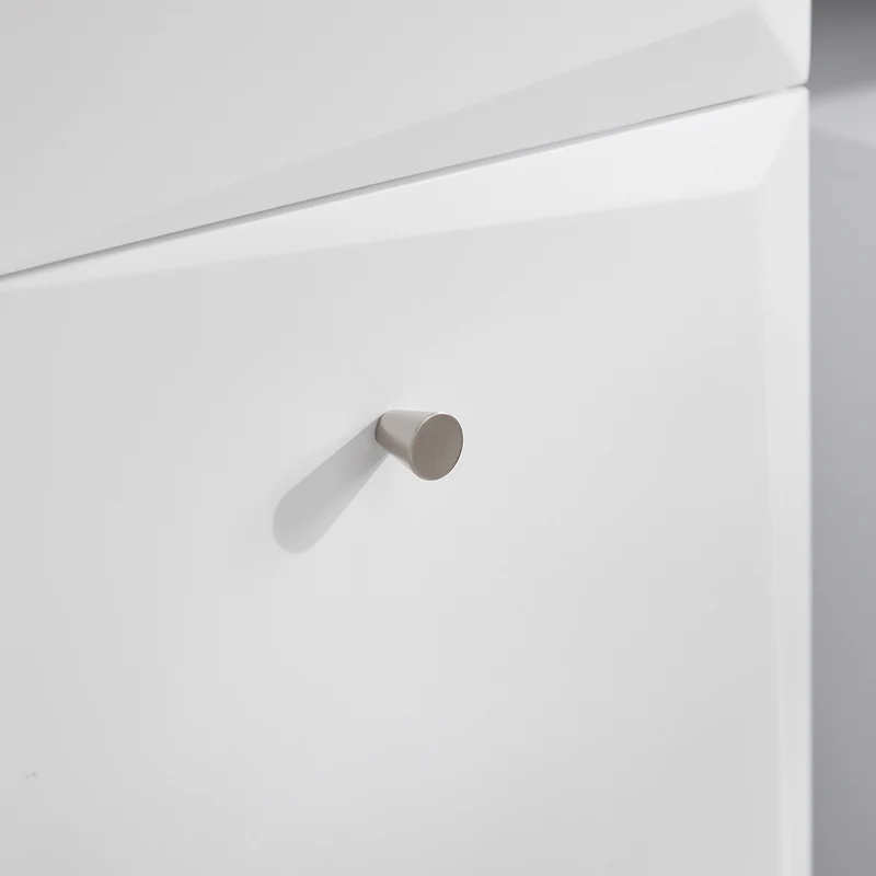 SoBuy BZR93-W Meuble Salle de Bain avec Panier à Linge, 1 Tiroir et 1 Panier Amovible, pour Salle de Bain et WC, Rangement Optimisé – L34×P30×H90 cm, Blanc