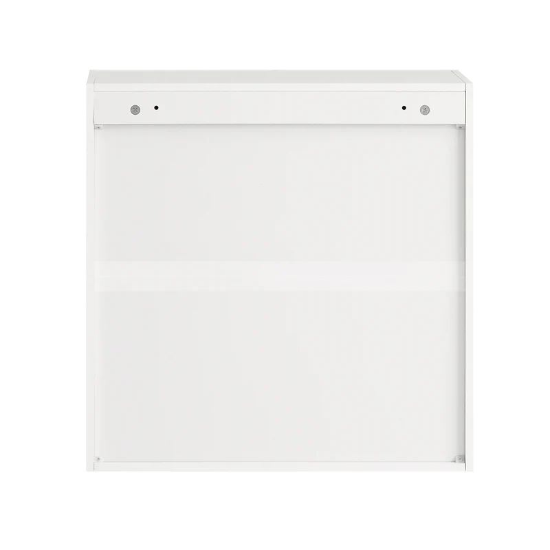 sebuyfr.comG231-W Armoire Murale Salle de Bain avec Porte et Étagère Réglable – L60×P30×H60 cm, Charge 25 kg, MDF E1, Blanc