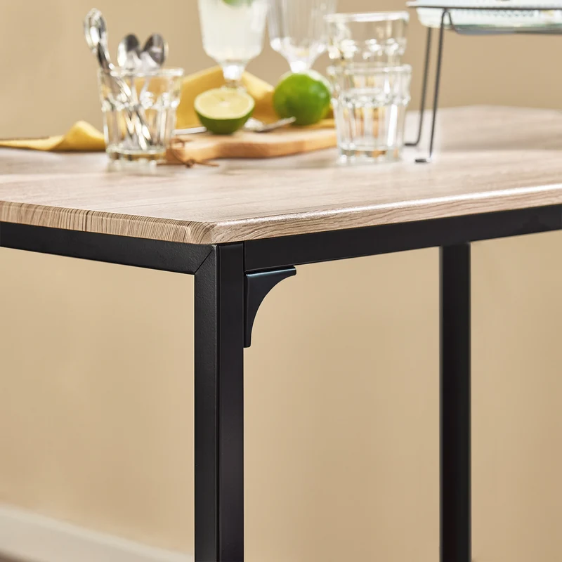 SoBuy OGT11-N Set de 1 Table + 4 Tabourets Ensemble table de bar bistrot