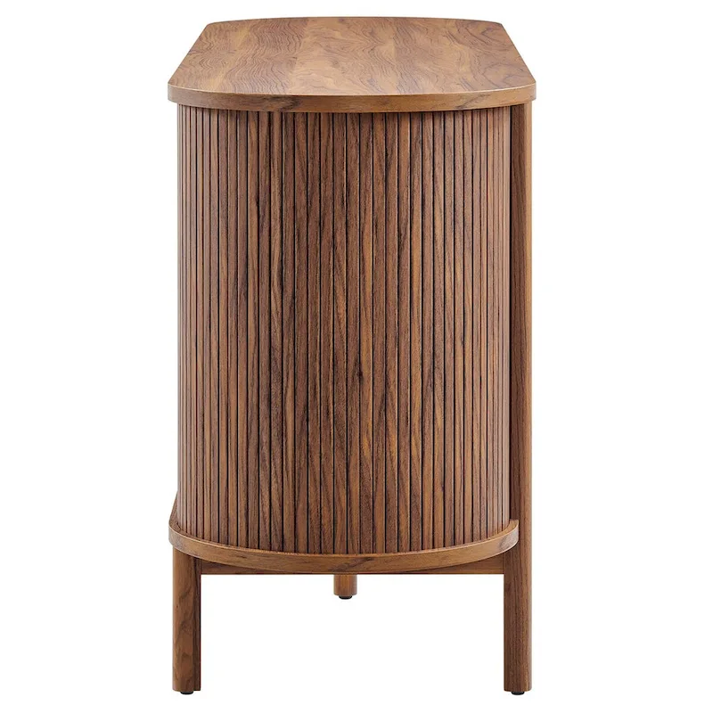 Enfilade incurvée cannelée de 160 cm