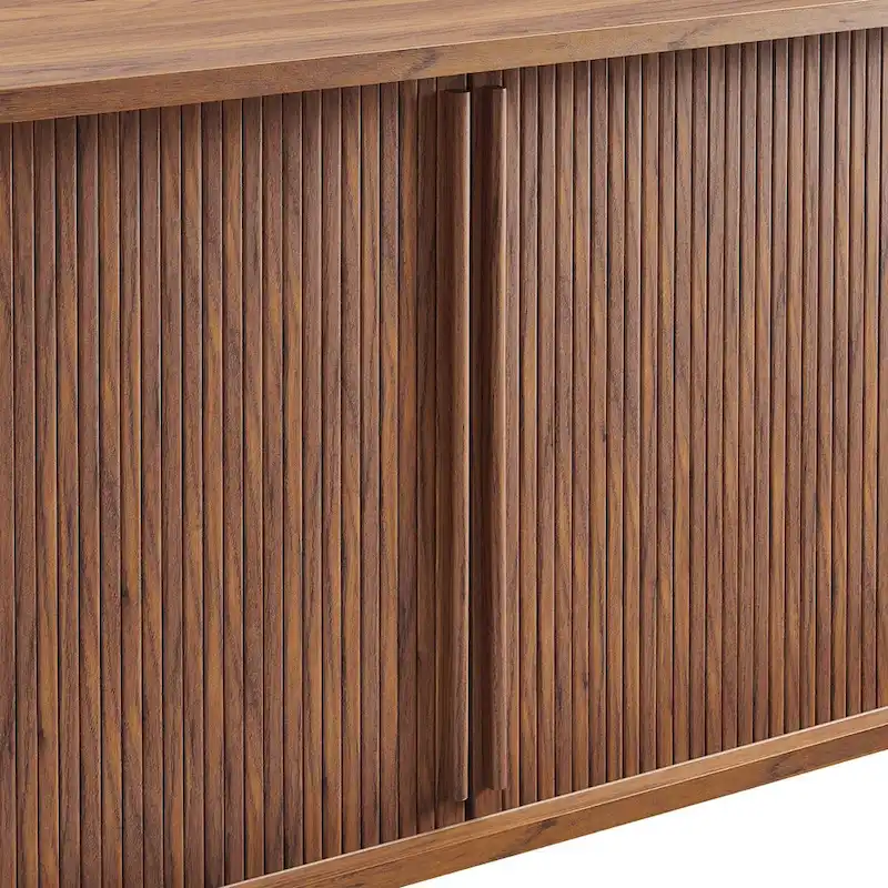Enfilade incurvée cannelée de 160 cm