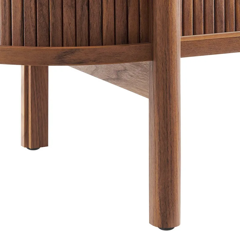 Enfilade incurvée cannelée de 160 cm
