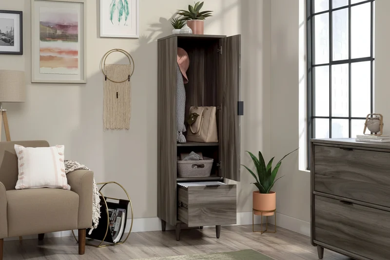 Armoire de rangement verticale avec tiroir classeur