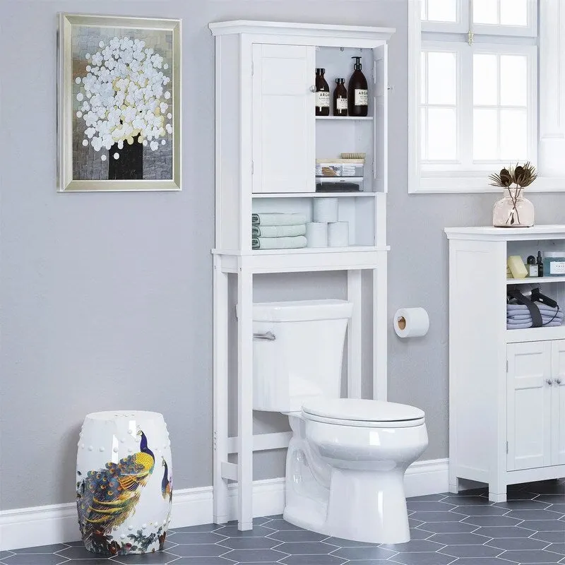Meuble de rangement pour toilettes – 7,87P x 27,36L x 65H