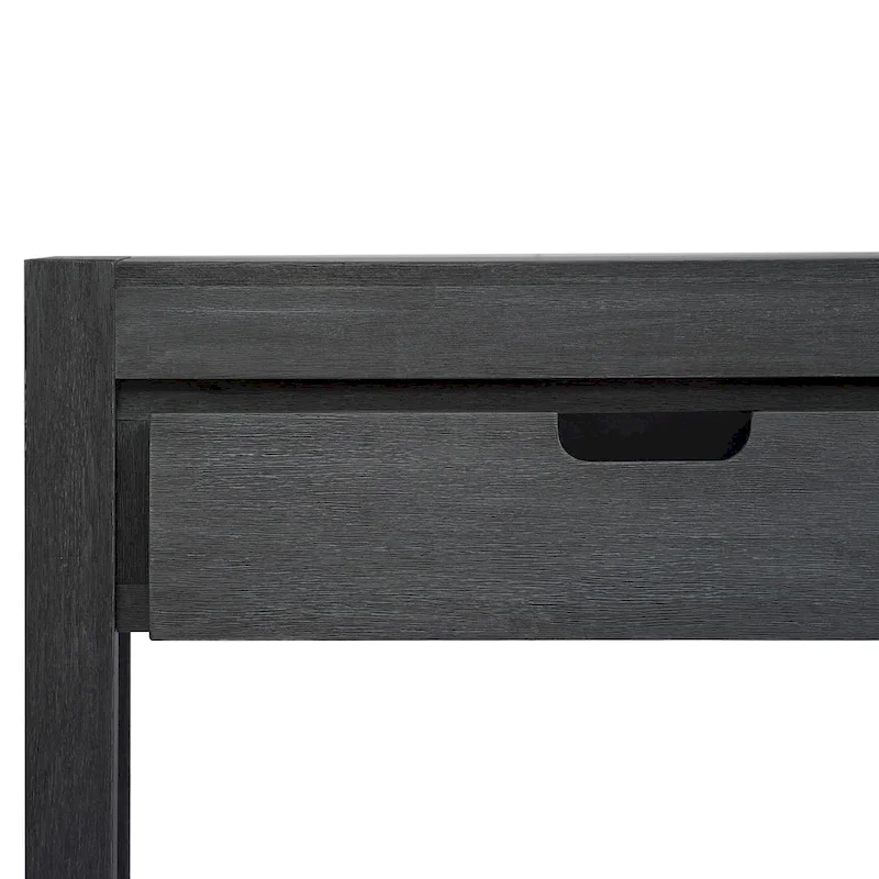 Console d'entrée pour couloir et salon avec 2 tiroirs et 1 étagère