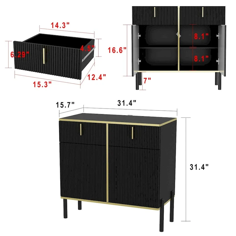 Meuble de Rangement Buffet de Cuisine