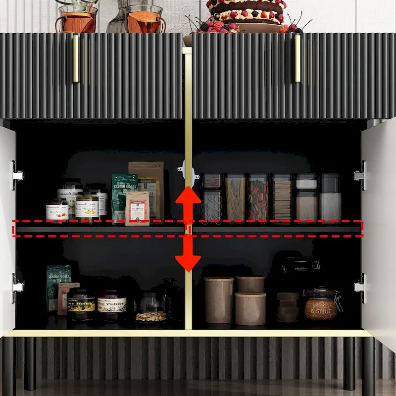 Meuble de Rangement Buffet de Cuisine