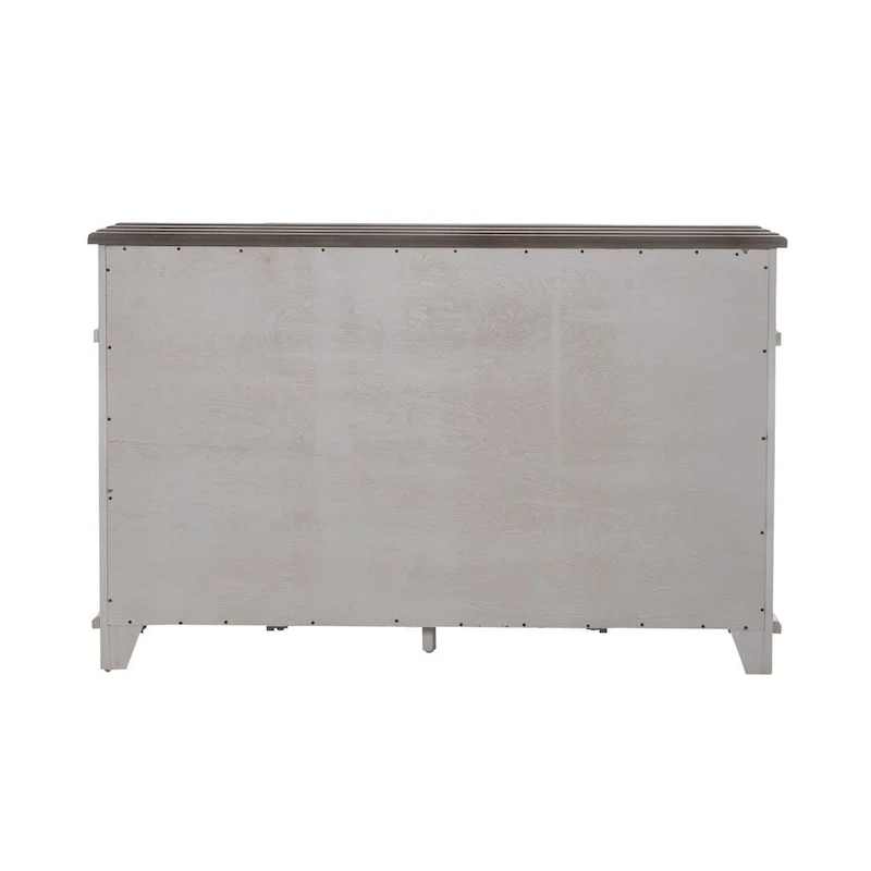 Bahut de service en blanc ou gris vieilli