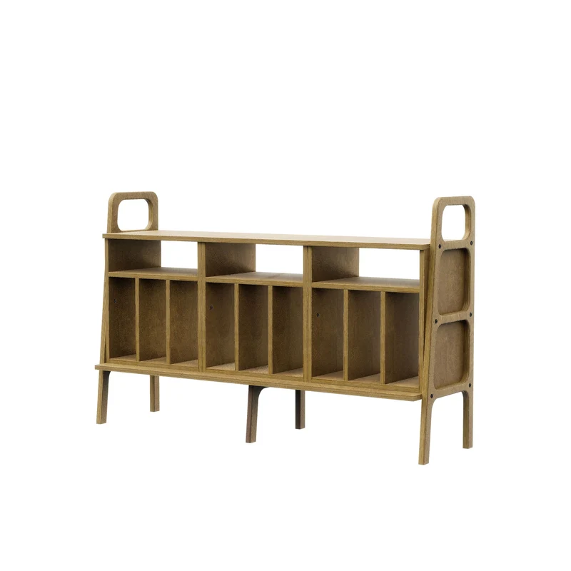 Vinyl Record Credenza · Three Vinyl Bays · 143 cm