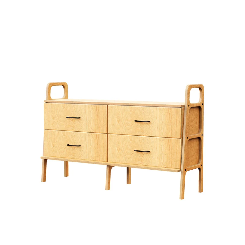 Mid-Century Credenza · All Drawers · 143 cm