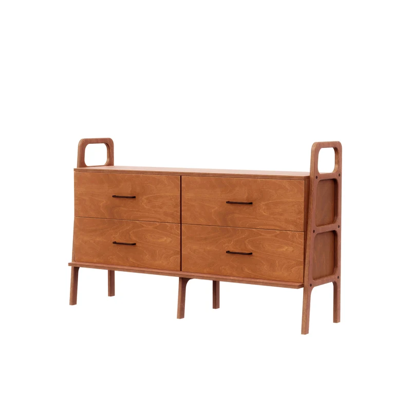 Mid-Century Credenza · All Drawers · 143 cm