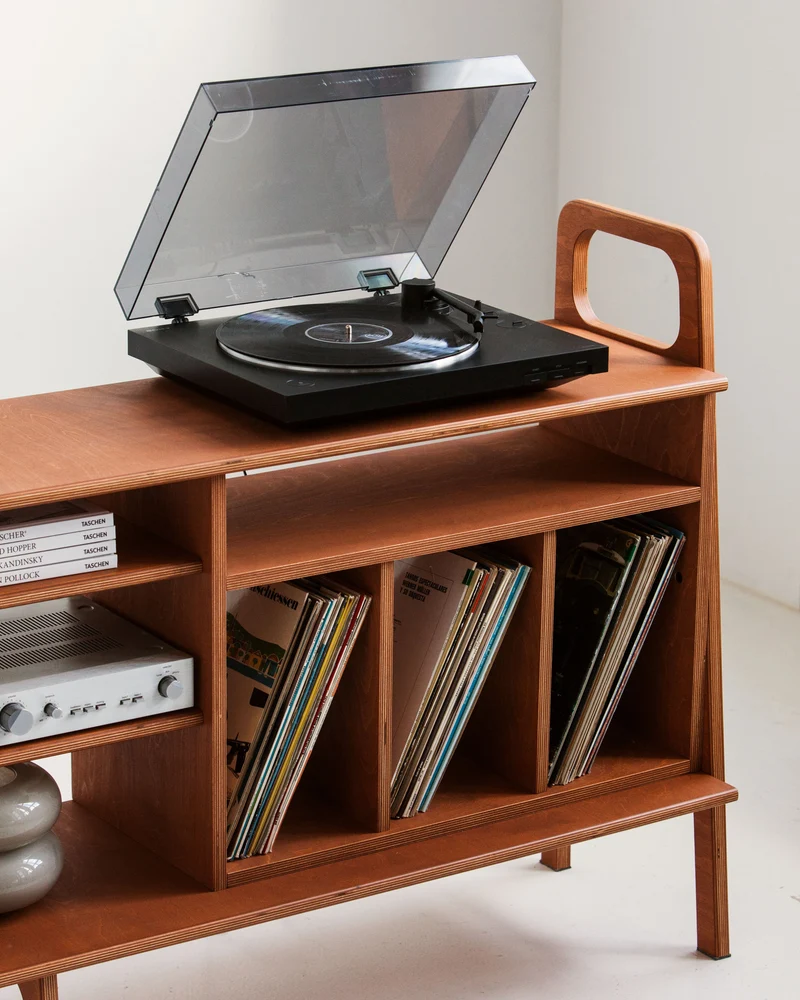 Vinyl Record Credenza · 189 cm
