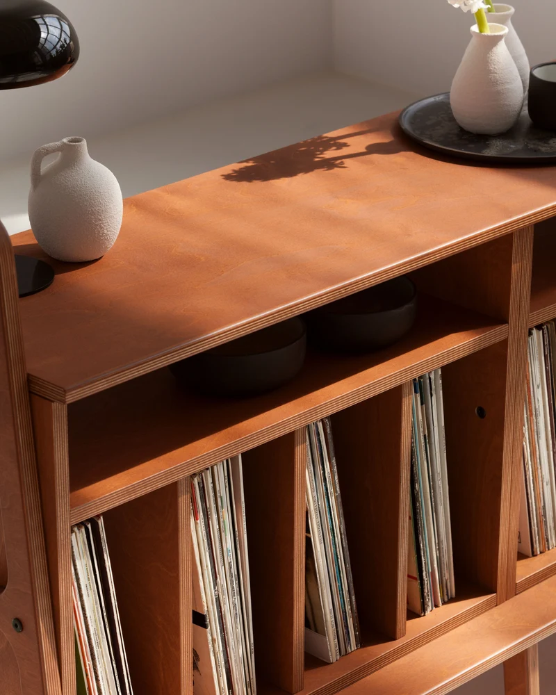 Vinyl Record Credenza · 143 cm