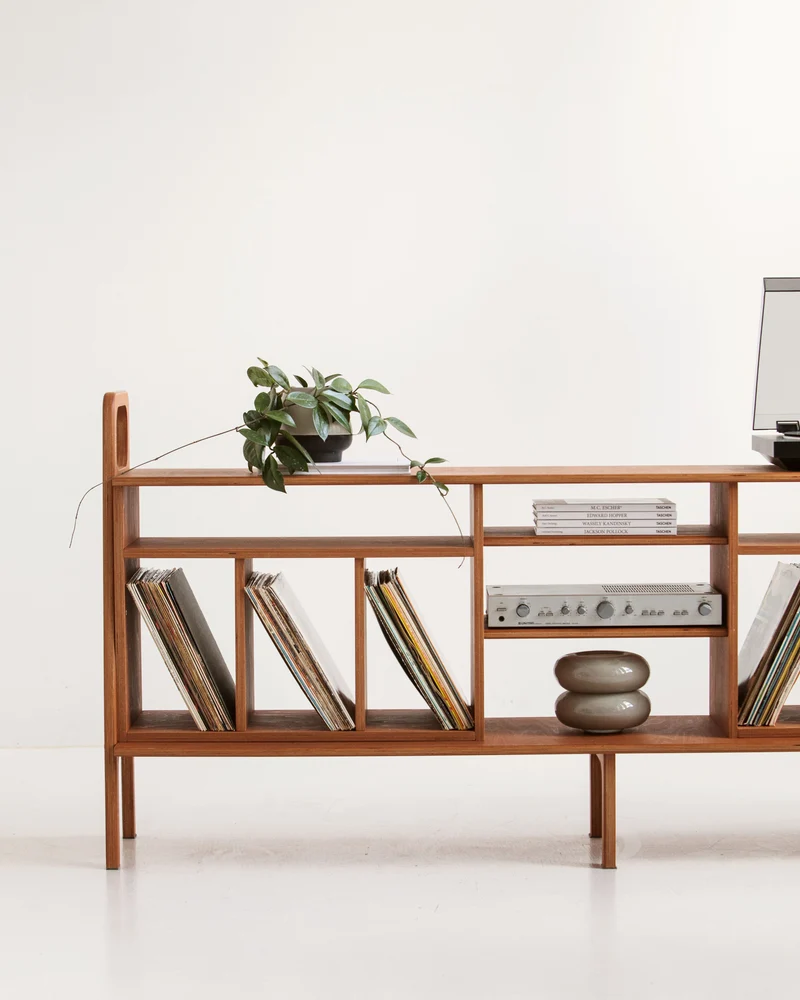 Vinyl Record Credenza · 189 cm