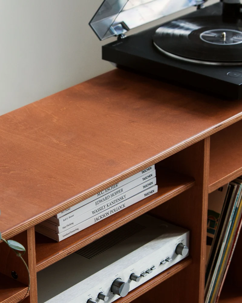 Vinyl Record Credenza · 189 cm