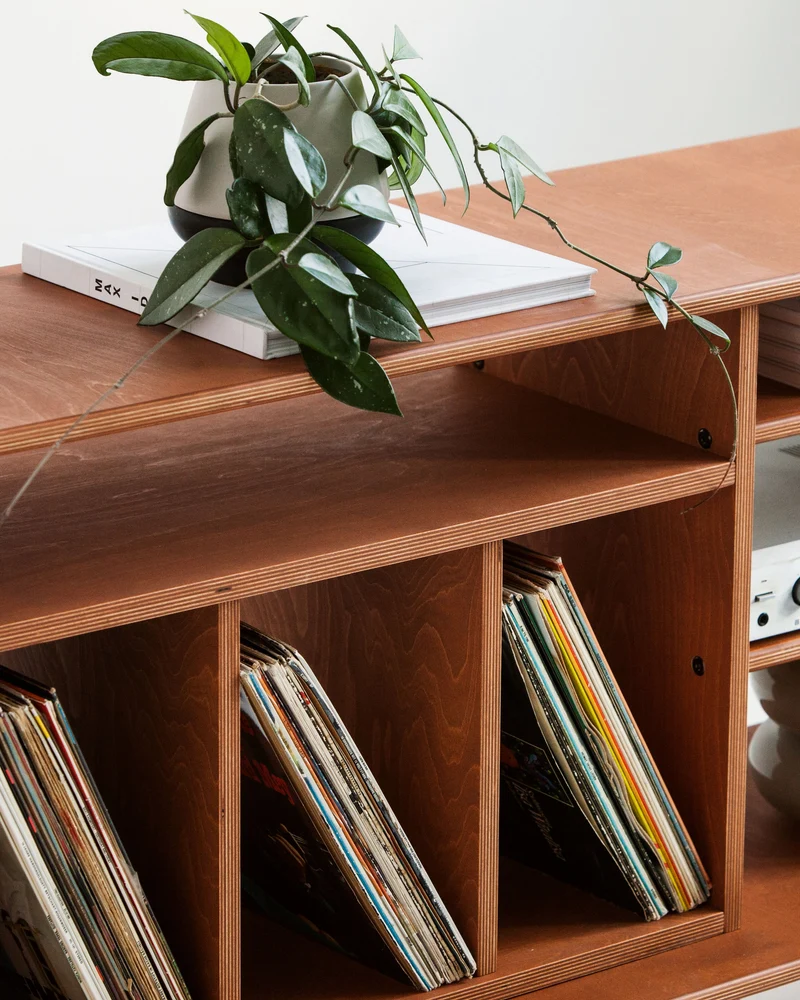 Vinyl Record Credenza · 189 cm