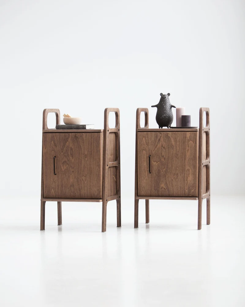 Mini Bookcase with cabinet · 90 cm