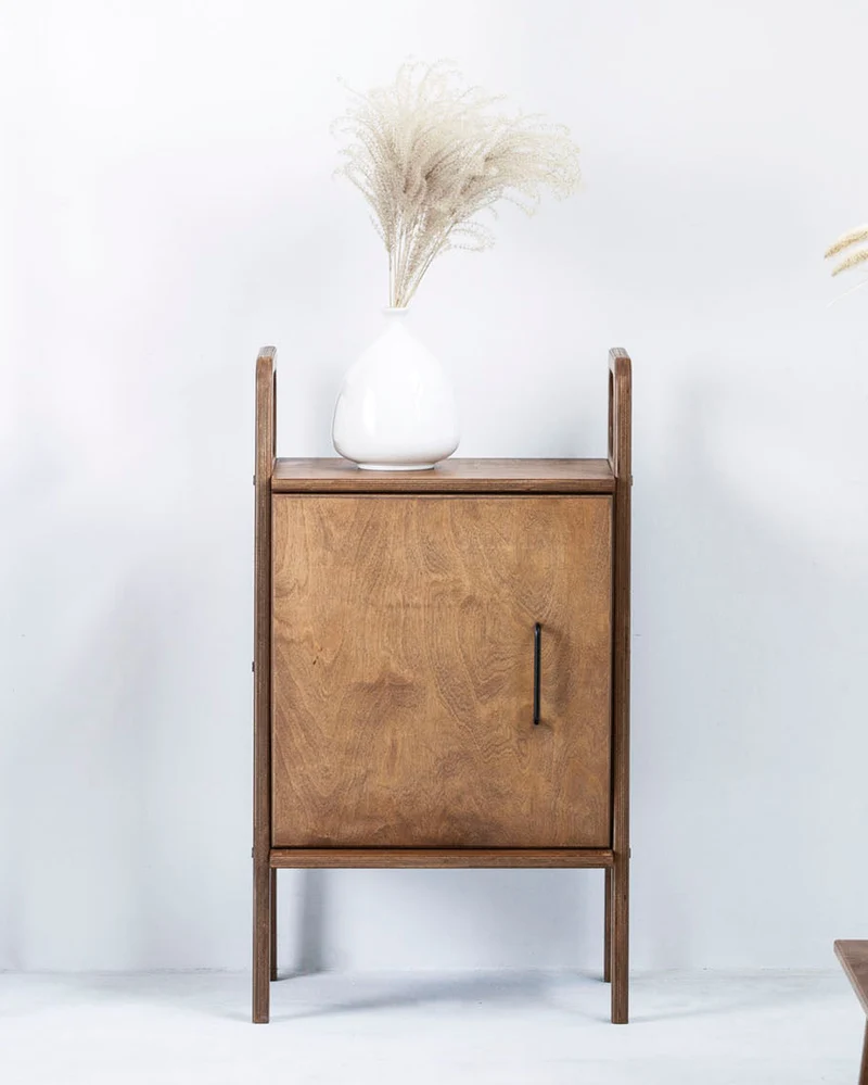 Mini Bookcase with cabinet · 90 cm