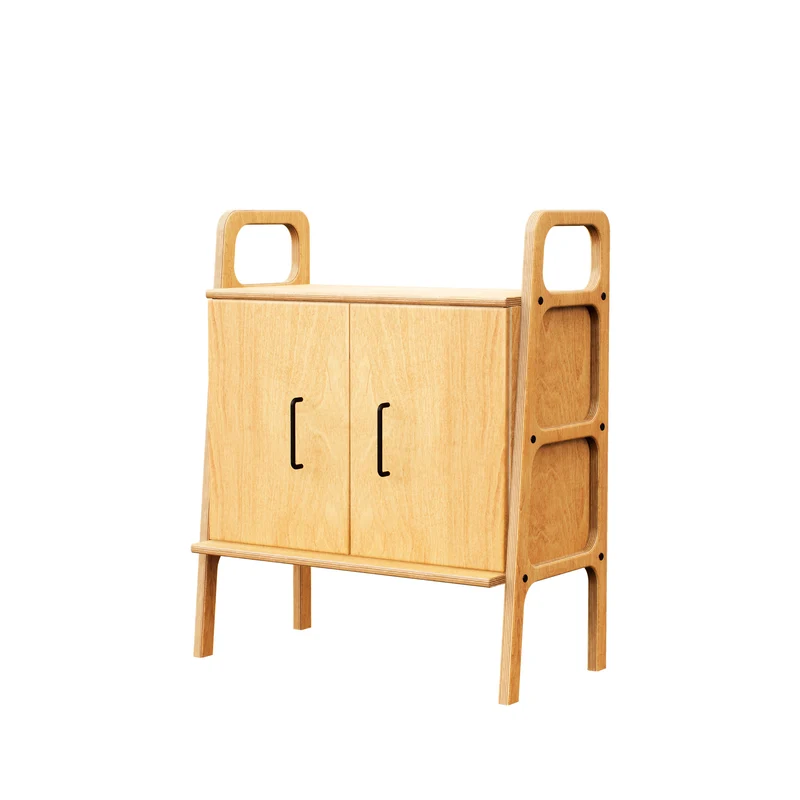 Mini Bookcase with cabinet · 90 cm