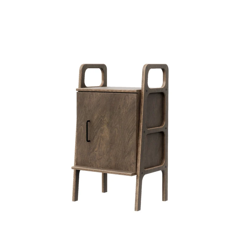 Mini Bookcase with cabinet · 90 cm