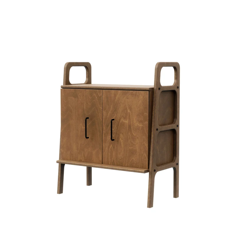 Mini Bookcase with cabinet · 90 cm