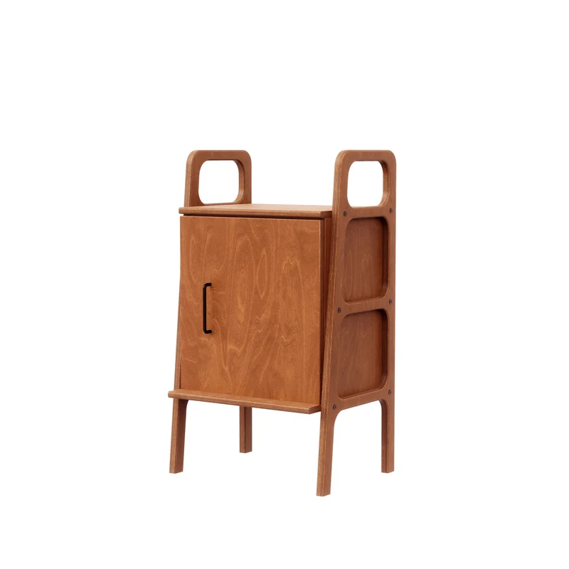 Mini Bookcase with cabinet · 90 cm