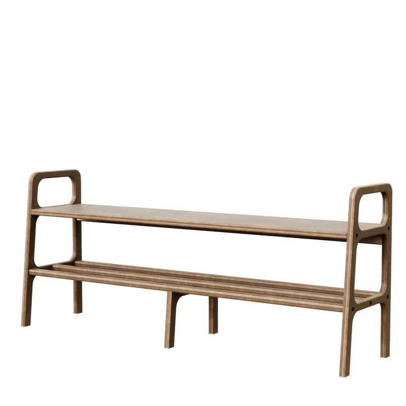Long Entryway Bench with Cushion · 120–150 cm