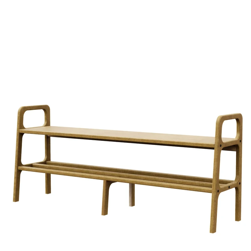 Long Entryway Bench with Cushion · 120–150 cm
